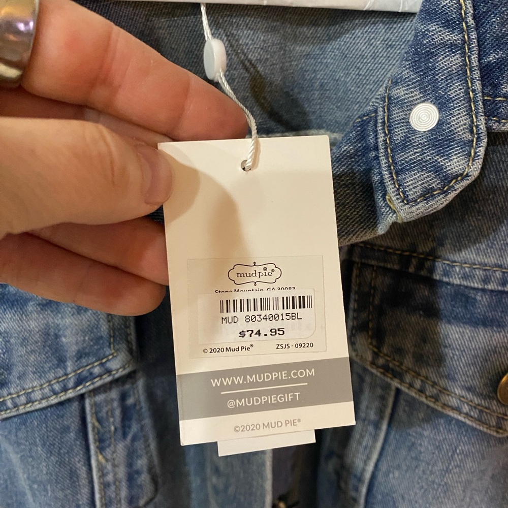 NWT Mudpie Jean Jacket - Picture 4 of 4